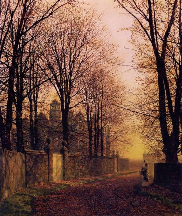 John Atkinson Grimshaw  (1836-1893)~Autumn Gold