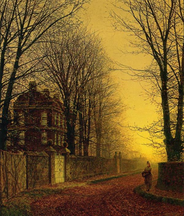 John Atkinson Grimshaw  (1836-1893)~Autumn Gold