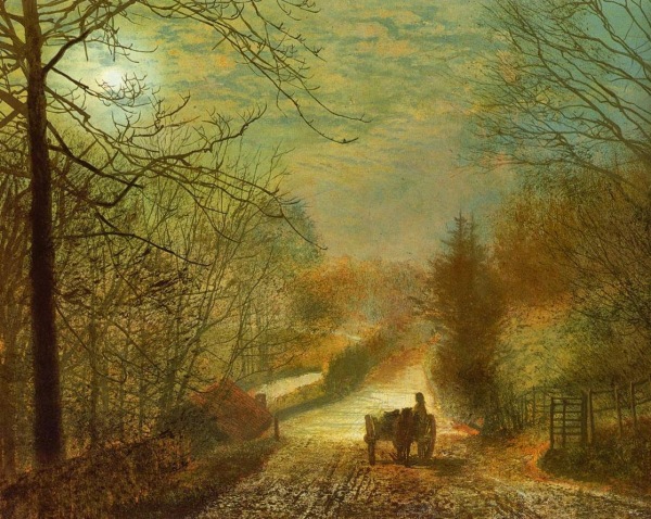 John Atkinson Grimshaw  (1836-1893)~Forge Valley, Near Scarborough