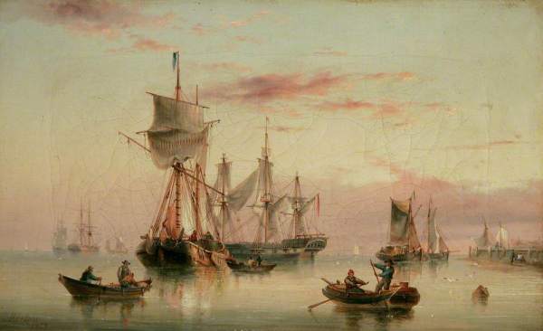 Henry Redmore ( 1820-1887)~Nave pe mare