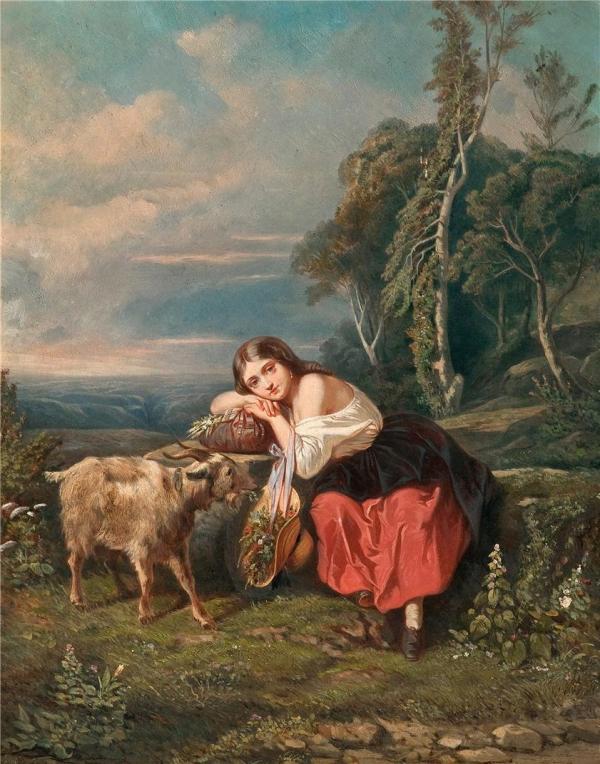 Camille Joseph Etienne Roqueplan, pictor francez (1802 - 1855)