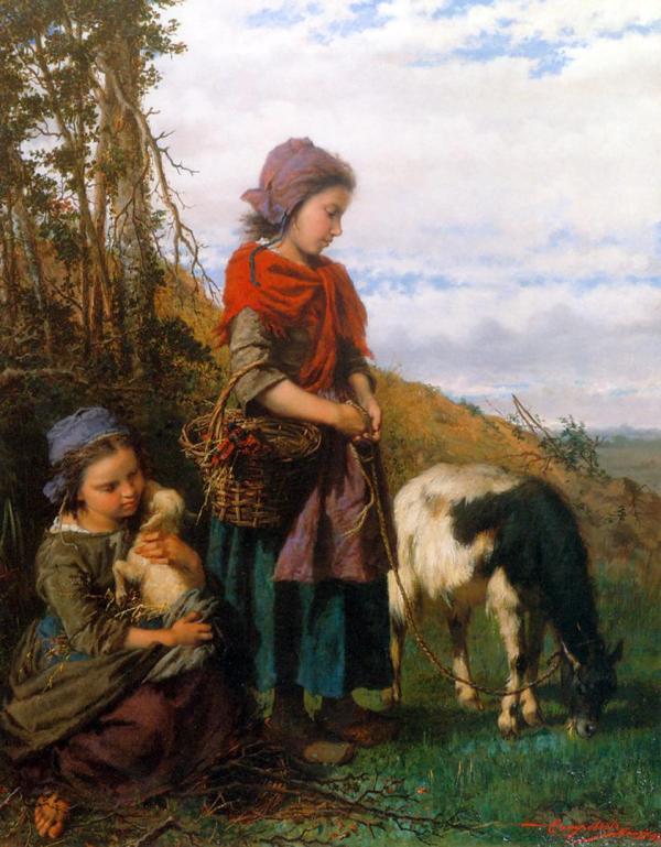Henry Campotosto, pictor belgian ( 1833-1910)