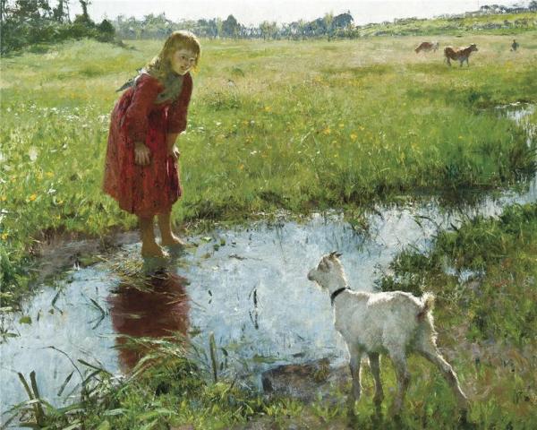 Marten Melsen, pictor belgian(1870-1947)