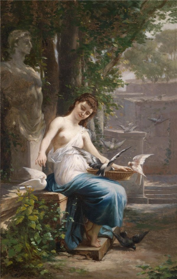 Eugène Mathieu , pictor francez (n.1812)