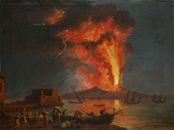<a href="https://en.wikipedia.org/wiki/Jacob_Philipp_Hackert">Jacob Philipp Hackert, pictor german(1737-1807) ~ Erupția Vezuviului</a>