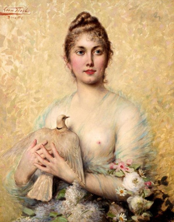 Léon Herbo, pictor belgian(1850 – 1907)