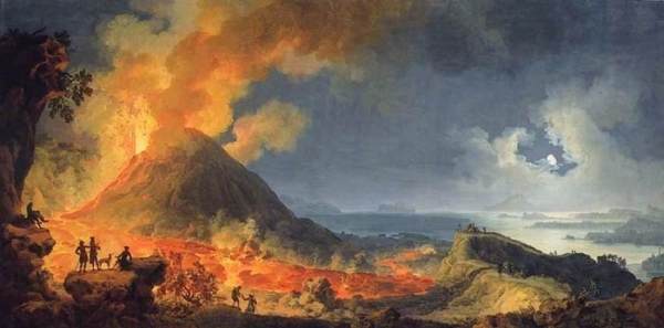 <a href="https://en.wikipedia.org/wiki/Pierre-Jacques_Volaire"> Pierre Jacques Volaire, pictor francez (1729 – 1790)~ Erupția Vezuviului</a>