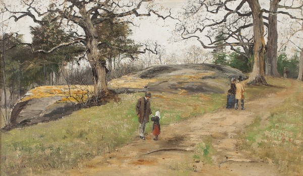 Olof Hermelin, pictor suedez (1827-1913)