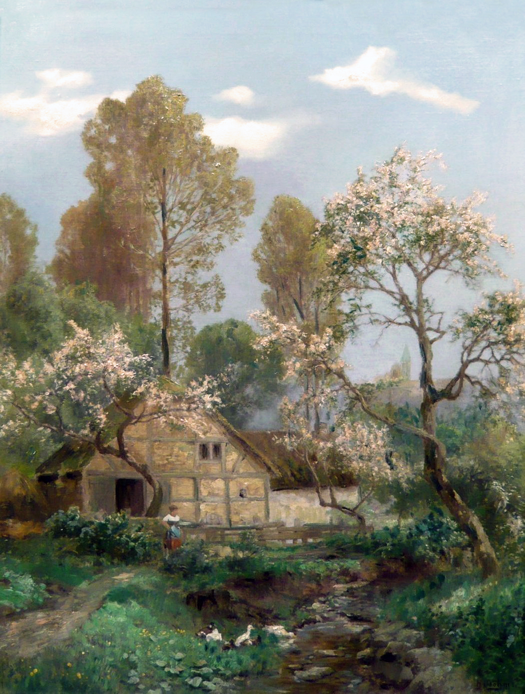 Heinrich Böhmer, pictor german(1852 - 1930)
