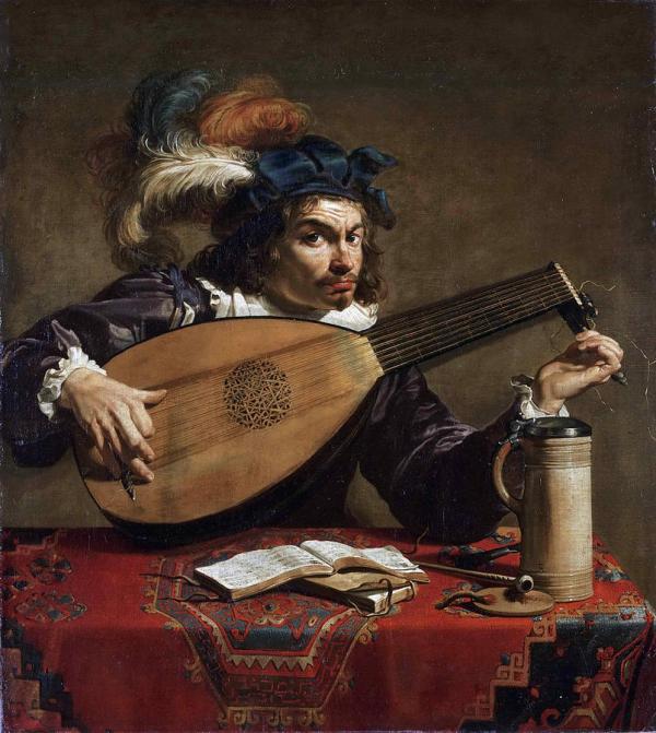 Theodoor Rombouts, pictor belgian (1597 – 1637) ~ The lute player