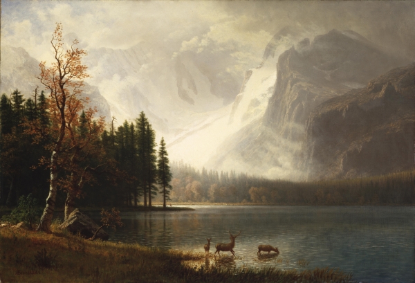 Albert Bierstadt, pictor germano - american (1830 -1902) ~ Sierra Nevada