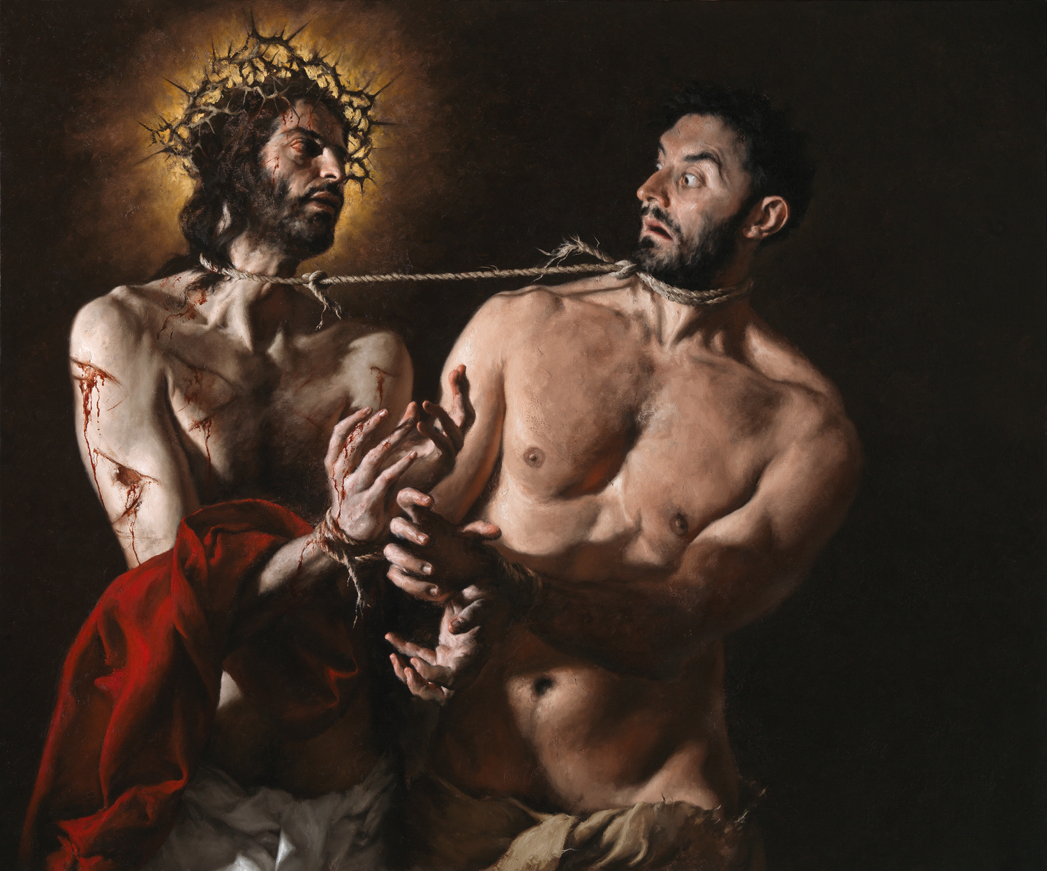 Giovanni Gasparro, pictor italian ( 22 octombrie 1983 Bari, Italia) ~ Isus și Barabbas