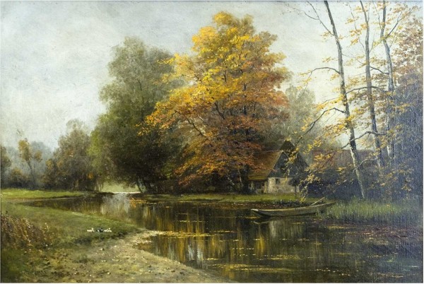  Walter Moras, pictor german (1856-1925)